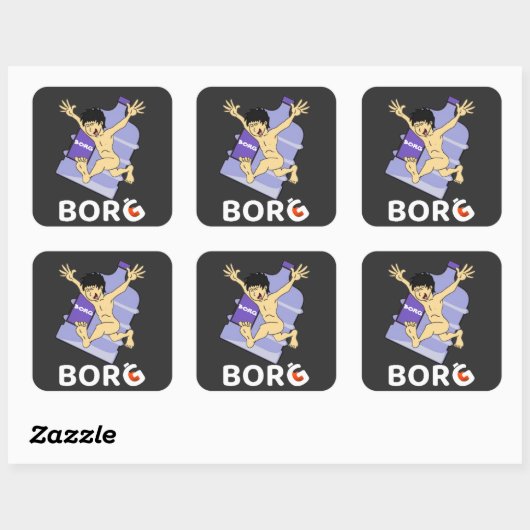 BORG Social Media Cocktail Rave Jug Stickers (Blatt)