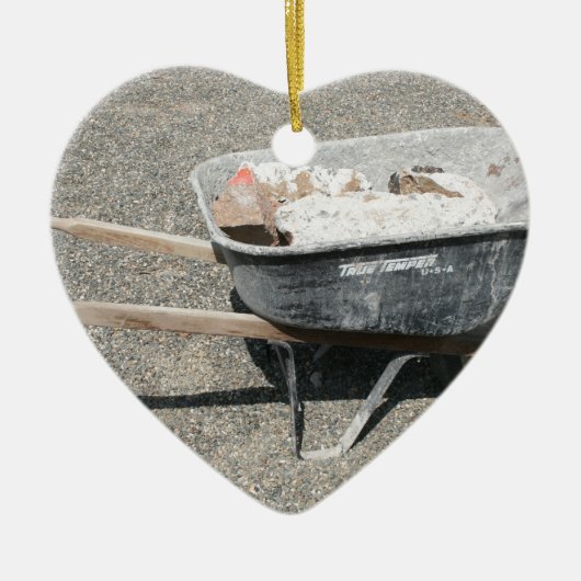 Borgen Sie ein Rad Keramikornament (Vorne)