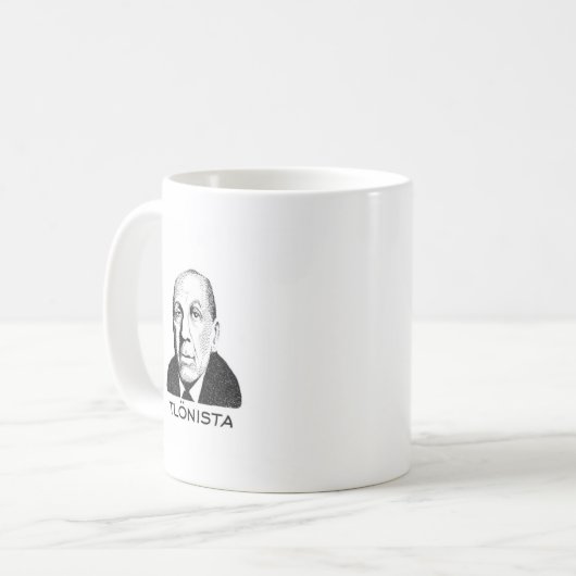 Borges Labyrinth Kaffeetasse (Vorderseite Links)