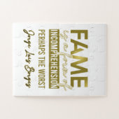 Borges Zitat Fame Puzzle (Horizontal)