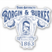 BORGIN & BURKES™ Dark Artifakte Store Grafik Aufkleber (Vorderseite)