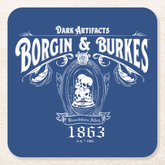 BORGIN & BURKES™ Dark Artifakte Store Grafik Rechteckiger Pappuntersetzer (Vorderseite)