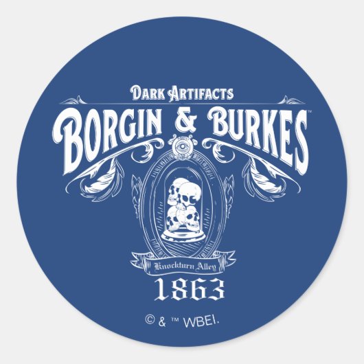 BORGIN & BURKES™ Dark Artifakte Store Grafik Runder Aufkleber (Vorderseite)