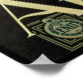 Borgoni Amalfi Kampanien Italien Poster (Ecke)