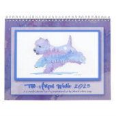 Borgo's The Artful Westie 2023 Calendar Kalender (Titelbild)