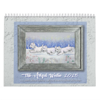 Borgo's The Artful Westie 2025 Calendar Kalender