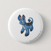 Bori Blau Button (Vorderseite)