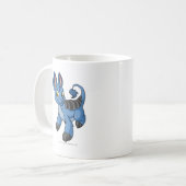 Bori Blau Kaffeetasse (Vorderseite Links)