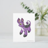 Bori Lila Postkarte (Stehend Vorderseite)