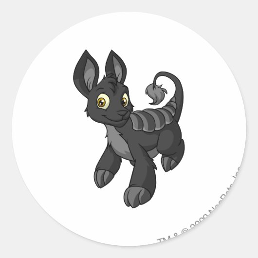 Bori Shadow Runder Aufkleber (Vorderseite)