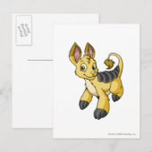 Bori Yellow Postkarte (Vorne/Hinten)