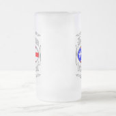 Boricua 100 Proof2 Mattglas Bierglas (Mittel)