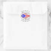 Boricua 100 Proof2 Runder Aufkleber (Tasche)