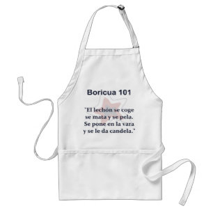 Boricua 101 Schürze