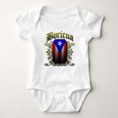 Boricua Baby Strampler (Vorderseite)