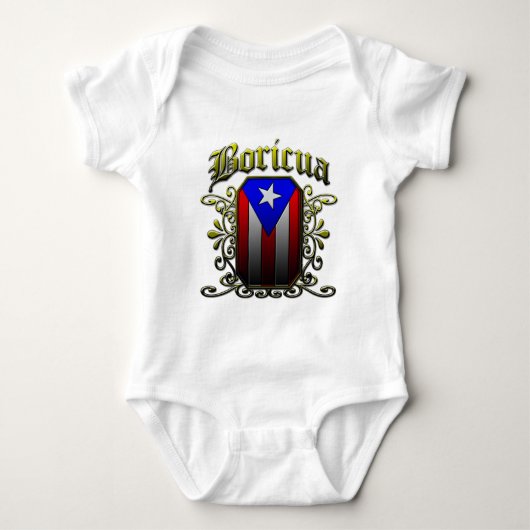 Boricua Baby Strampler (Vorderseite)