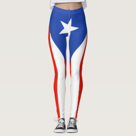 Boricua Bandera Flag Puerto Rico 5Julio Leggings