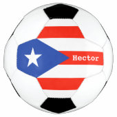 Boricua Bandera Puerto Rico Flag 4Hector Fußball (Vorderseite)