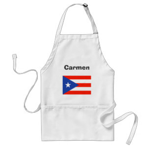 Boricua Banderas Puerto Rico Flag 4Carmen Schürze
