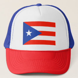 Boricua Banderas Puerto Rico Flag 4Juan Truckerkappe