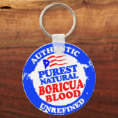 Boricua-Blut Schlüsselanhänger (Vorderseite)