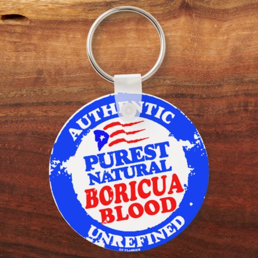 Boricua-Blut Schlüsselanhänger (Vorderseite)