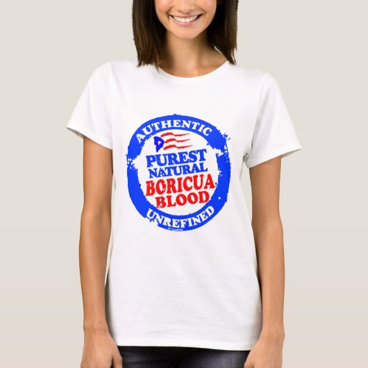 Boricua-Blut T-Shirt (Vorderseite)