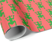 Boricua Coqui Christmas wrapping paper Geschenkpapier (Rolleneckpunkt)