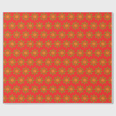 Boricua Coqui Sun Christmas wrapping paper Geschenkpapier (Flach)