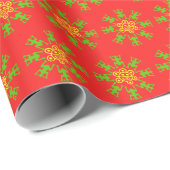 Boricua Coqui Sun Christmas wrapping paper Geschenkpapier (Rolleneckpunkt)