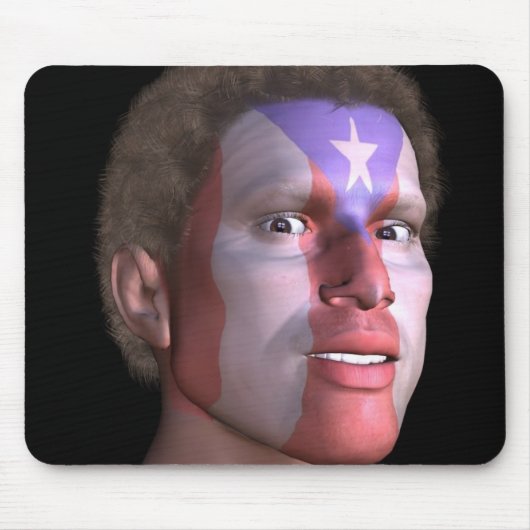 Boricua Face Mousepad (Vorne)