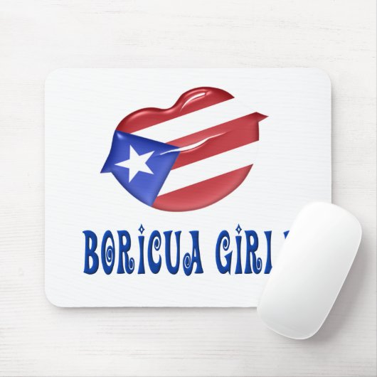 Boricua Girl Mousepad (Mit Mouse)