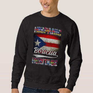 Boricua Hispanic Heritage Month Puerto-ricanische Sweatshirt
