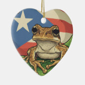 Boricua Keramik Ornament (Rechts)