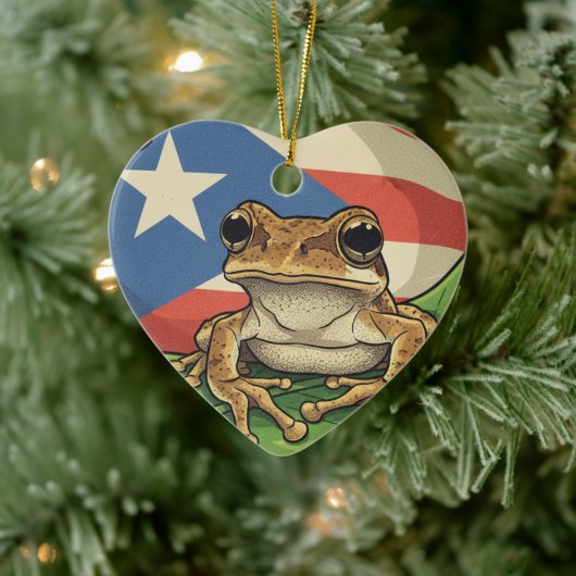 Boricua Keramik Ornament (Baum)