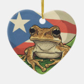 Boricua Keramik Ornament (Vorne)
