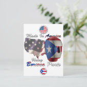 Boricua_Made Postkarte (Stehend Vorderseite)