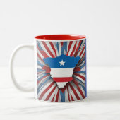 Boricua Pride Zweifarbige Tasse (Links)