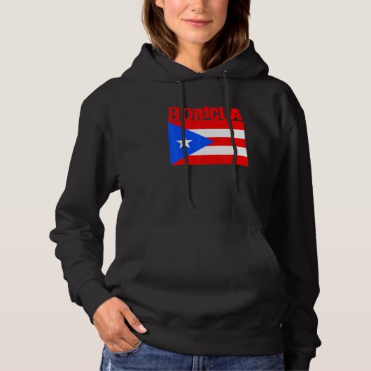 Boricua Roots Puerto Rico Pride PR Souvenir Puerto Hoodie (Vorderseite)