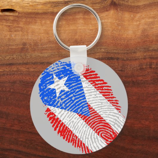 Boricua Schlüsselanhänger (Vorderseite)