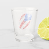 Boricua Schnapsglas (Rückseite)