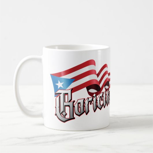 Boricua Strong Kaffeetasse (Links)