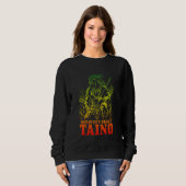 Borikens tapferer Taino-Krieger Sweatshirt (Vorne ganz)