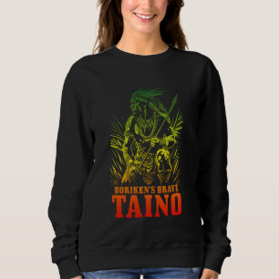 Borikens tapferer Taino-Krieger Sweatshirt