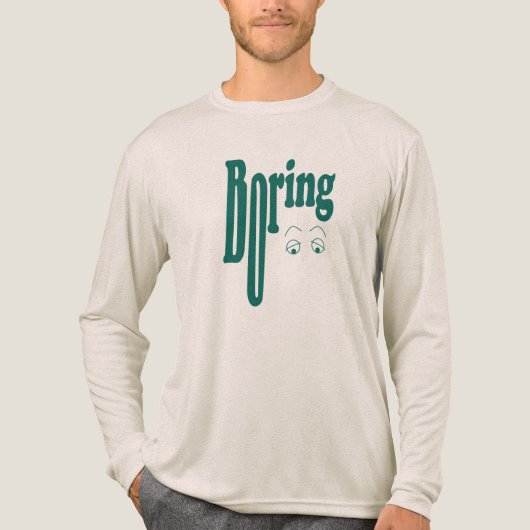 Boring Tri-Blend Shirt (Vorderseite)