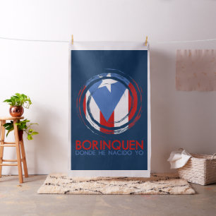 Borinquen: Puerto- Ricoflagge Stoff