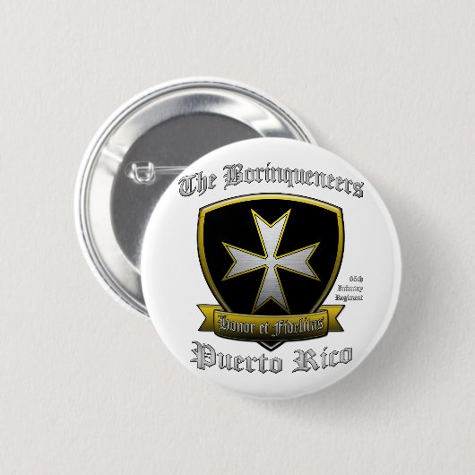 Borinqueneers Button (Vorne & Hinten)