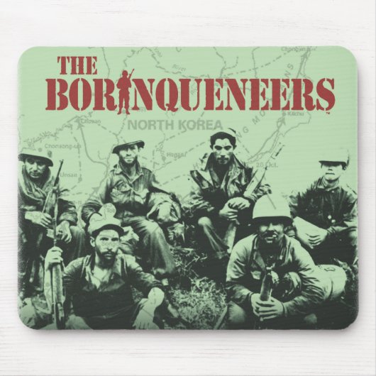 Borinqueneers Mausunterlage Mousepad (Vorne)