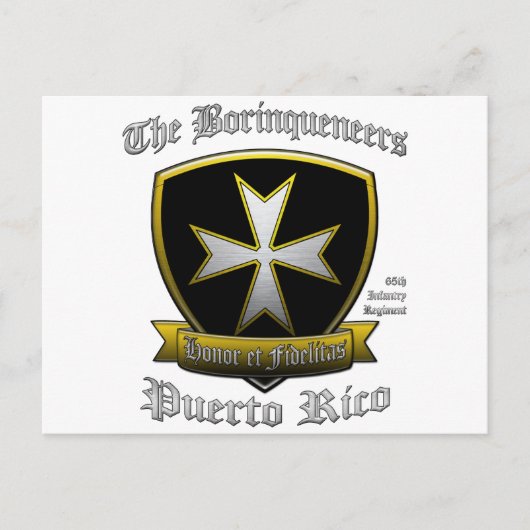 Borinqueneers Postkarte (Vorderseite)