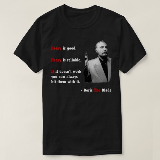 Boris Das Messer T-Shirt (Design vorne)